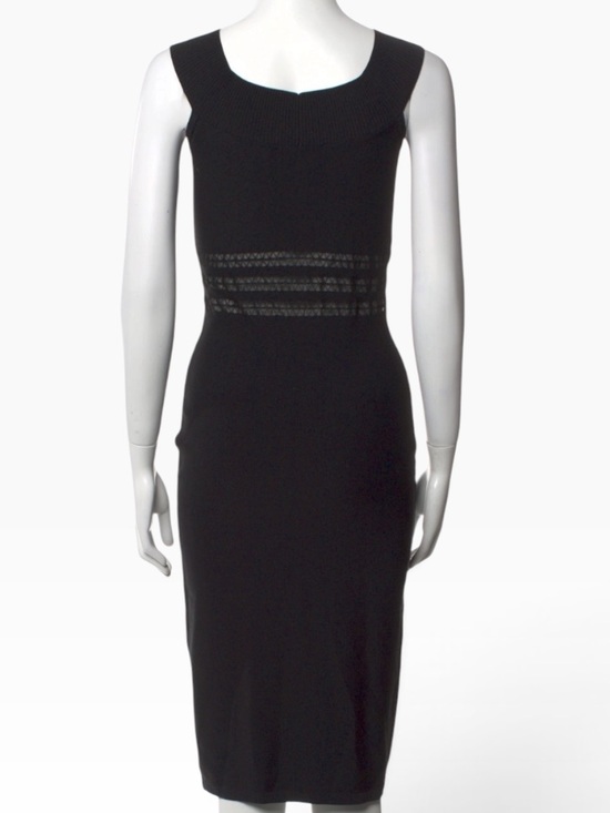 Jonathan Simkhai Dresses & Skirts - Jonathan Simkhai Tower Trim Band Black Knit Midi Dress S